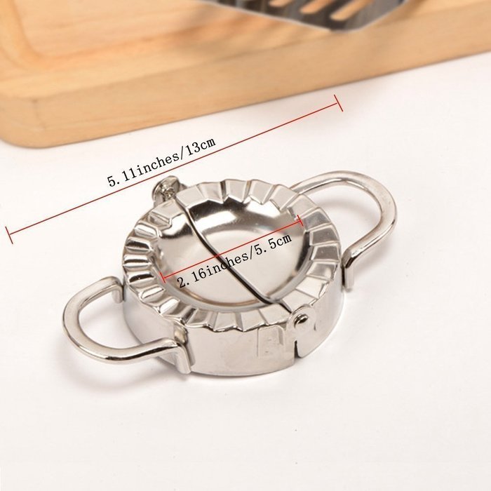 StarSide 2 Pcs Stainless Steel Dumpling Maker and Dough Press for Home Kitchen, Stainless Steel Dumpling Pie Ravioli... N3