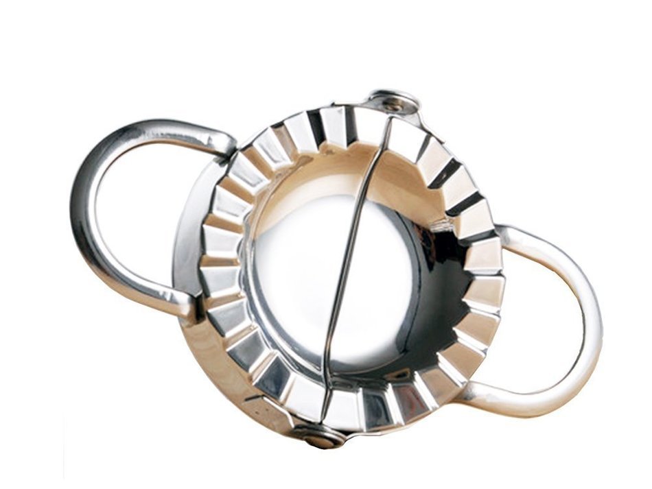 StarSide 2 Pcs Stainless Steel Dumpling Maker and Dough Press for Home Kitchen, Stainless Steel Dumpling Pie Ravioli... N8