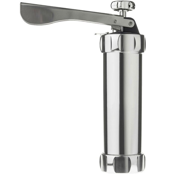 Cookie Press Kit, AmyTalk Stainless Steel Biscuit Press Set Includes 20 Discs & 4 Icing Tips,Best Christmas Spritz... N2