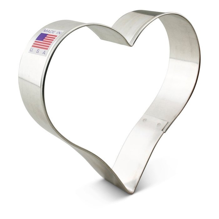 Ann Clark Heart Cookie Cutter Set - 4 Piece - 2 5/8", 3 1/4", 3 5/8", 4" - Tin Plated Steel N2