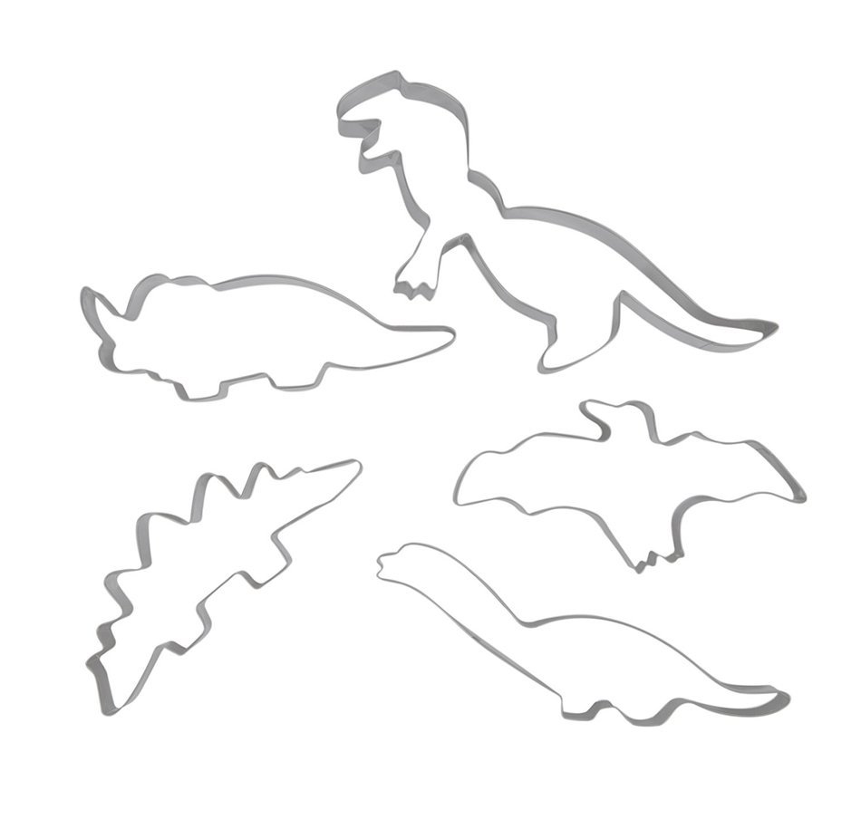 Fox Run Dinosaur Cookie Cutter Set