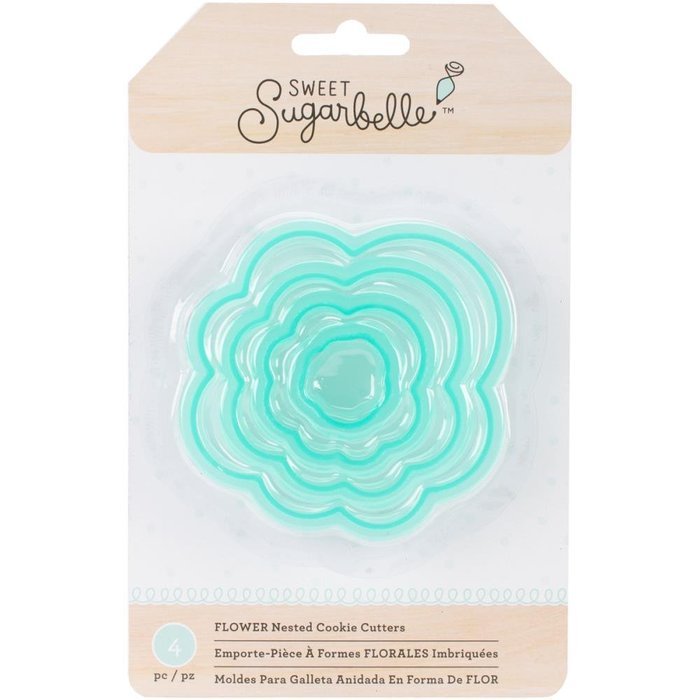 Sweet Sugarbelle - Nested Cookie Cutter Sets - Flower, Rectangle & Oval - 12 Cutters Bundle N2