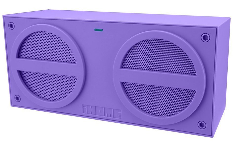 iHome iBN24GC Bluetooth Rechargeable Stereo Mini Speaker (Grey) (Discontinued by Manufacturer) N2