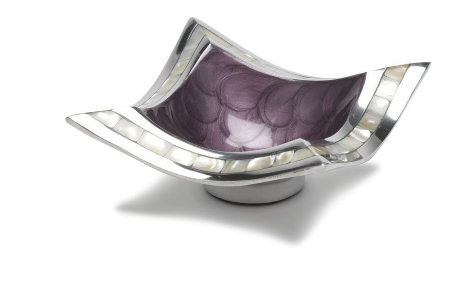 Julia Knight Classic Pagoda Bowl, 6.5-Inch, Amethyst