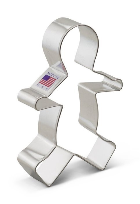 Ann Clark Gingerbread Man Cookie Cutter - 5 Inches - Tin Plated Steel
