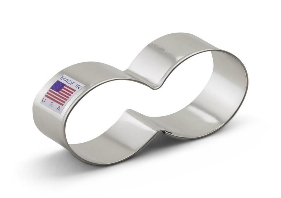Ann Clark Bikini Top Cookie Cutter - 3.5 Inches - Tin Plated Steel