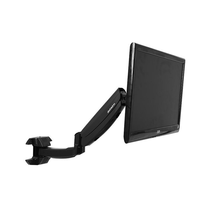 Loctek Heavy Duty Gas Spring Dual Arm Desk Mounts Fits 10"-27" Monitor (D5DH) N15