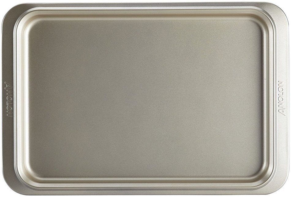 Anolon 59813 Nonstick Bakeware Cookie Pan, Onyx/Pewter, 10 x 15 Inch N3