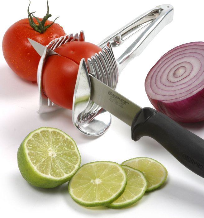 Norpro 5140 Tomato, Onion, lime, lemon Holder & Slicer Aid N2