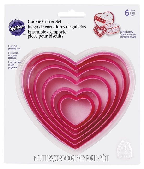 Wilton Nesting Plastic Cookie Cutter Set, Flowers, 6-Pack N2