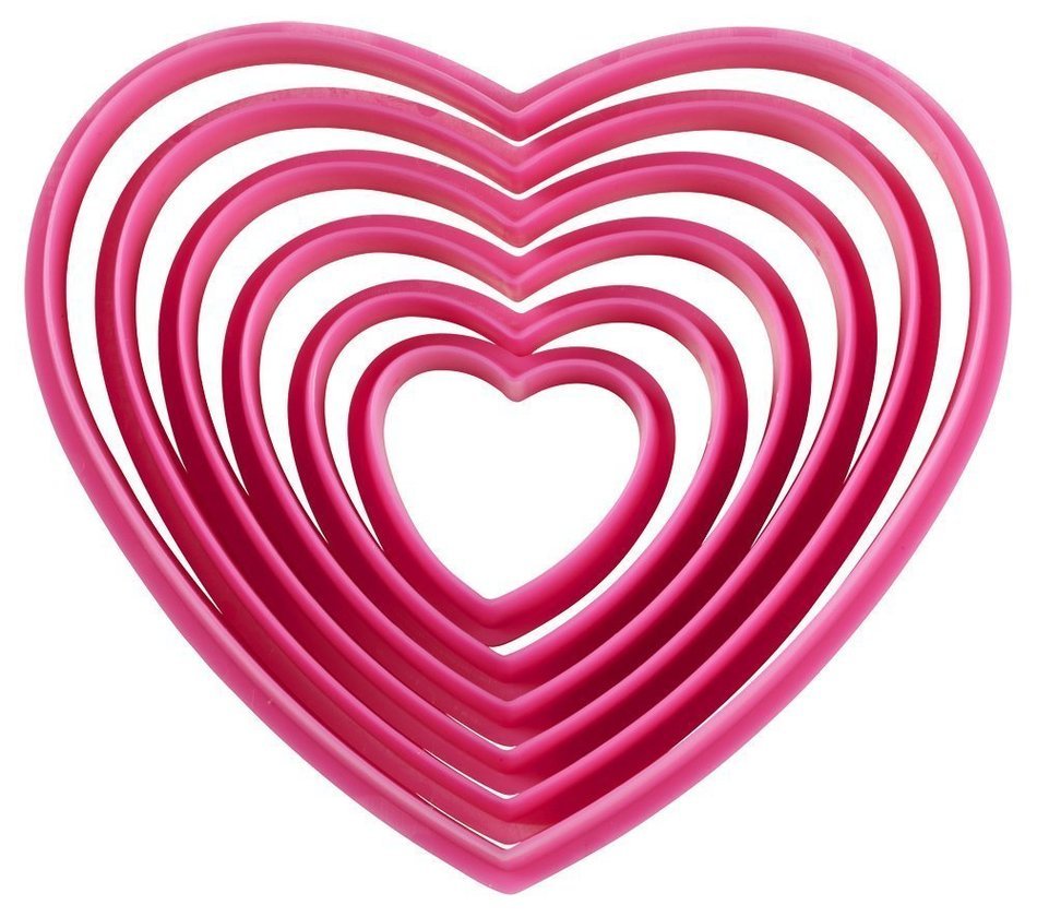 Wilton Nesting Plastic Cookie Cutter Set, Flowers, 6-Pack N3