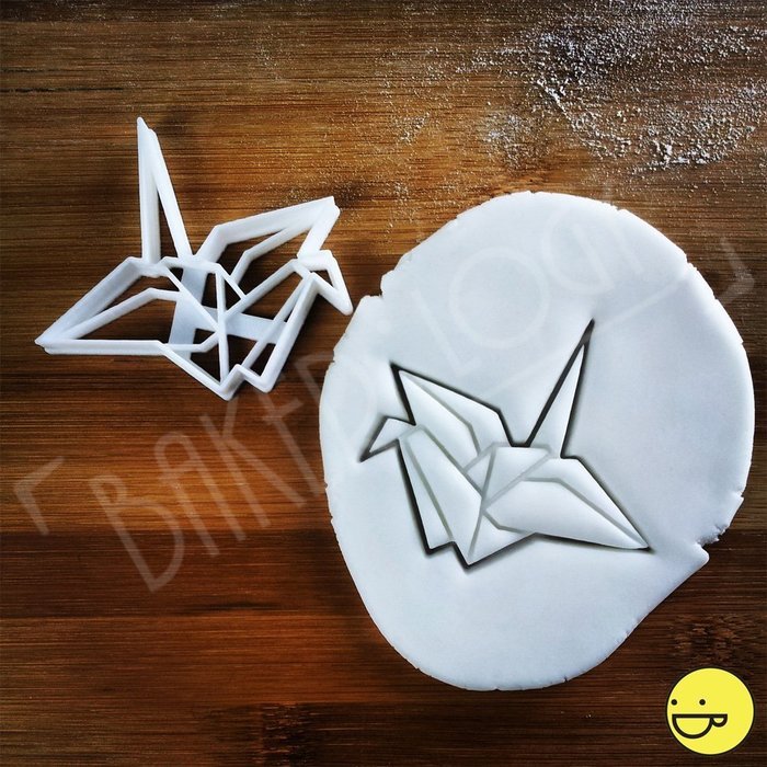 Origami Crane Cookie Cutter