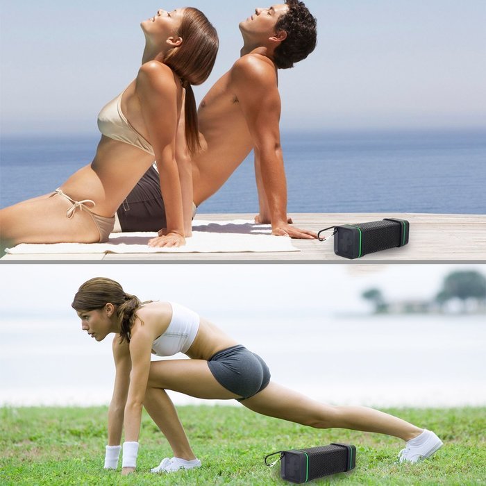 wireless speakers outdoor, Portable IPX5 Waterproof Works with iPhone Samsung, All Bluetooth Devices Support TF... N6