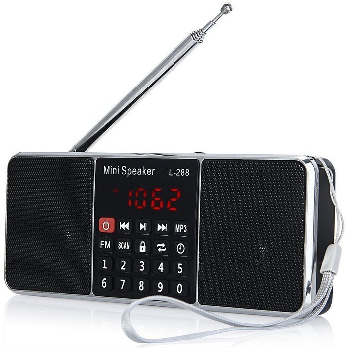 Portable Mutifunctional Bluetooth Dual Channel Digital AM / FM Radio Media Wireless Speaker MP3 Music Player Support... N3