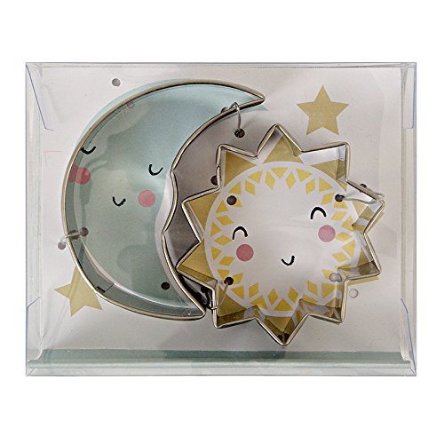Meri Meri Moon & Sun Cookie Cutters, Metal, Set of 2