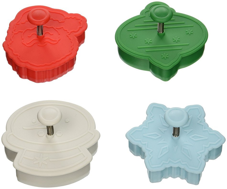 R & M International 470 Pastry/Cookie/Fondant Stamper, Large, Christmas