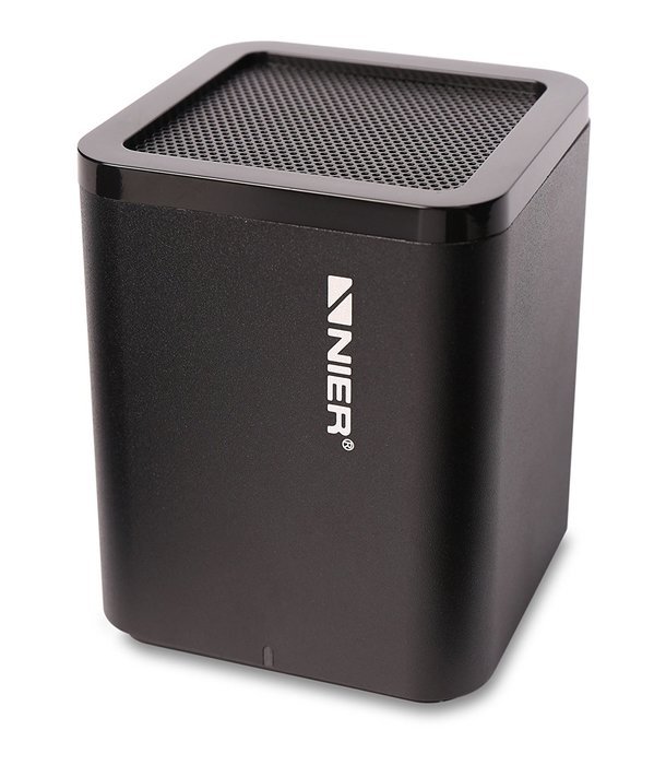 NIER MBOX Portable Mini Bluetooth speaker with Aluminum Housing, 5W Powerful Sound,1000mAh battery(Black)