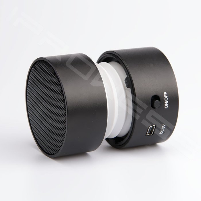 iProwess Promini X2 Go Portable wireless Bluetooth Coloured lights Speaker (Black) N2