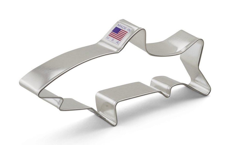 Ann Clark Shark Cookie Cutter - 5.75 Inches - Tin Plated Steel