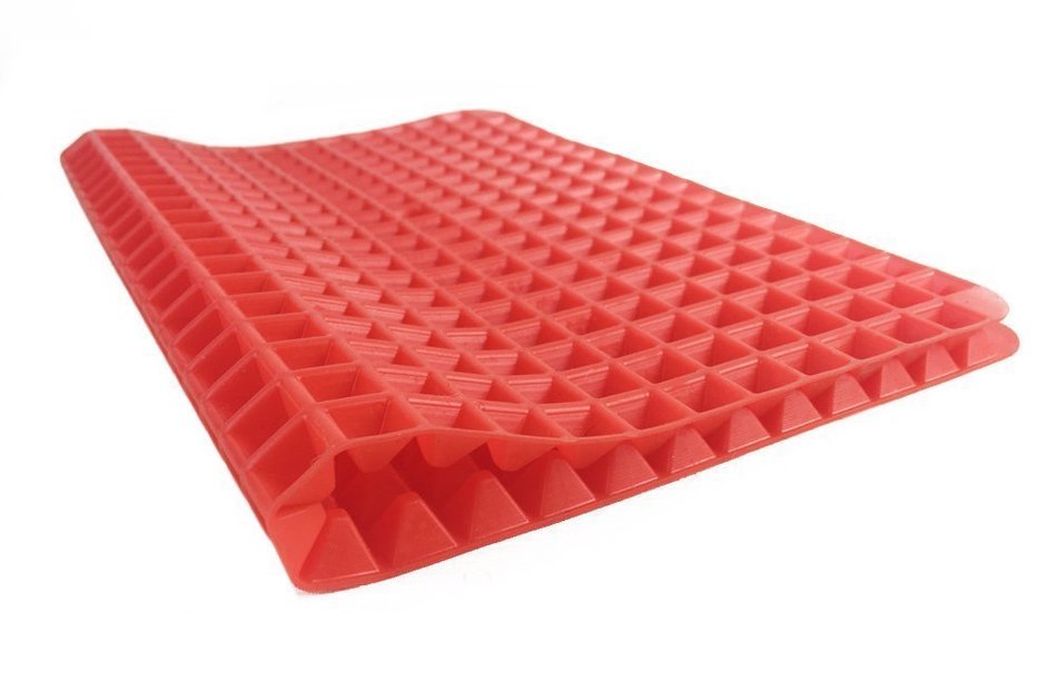 Akak Store Pyramid Design Non-Stick Silicone Healthy Cooking Baking Mat，16 Inches X 11.5 Inches N3
