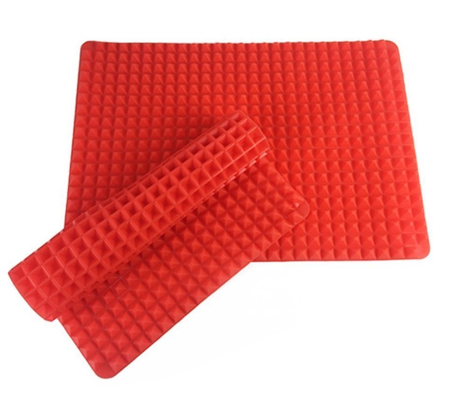 Akak Store Pyramid Design Non-Stick Silicone Healthy Cooking Baking Mat，16 Inches X 11.5 Inches N4