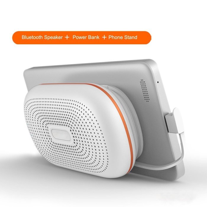AndThere 3 in1 Wireless Bluetooth Speaker, 3000mah Power Bank, Phone Stand Support Phone Hands Free Calling for... N2