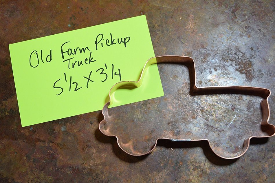 Grandpa's Old Farm Pickup Truck Cookie Cutter N2