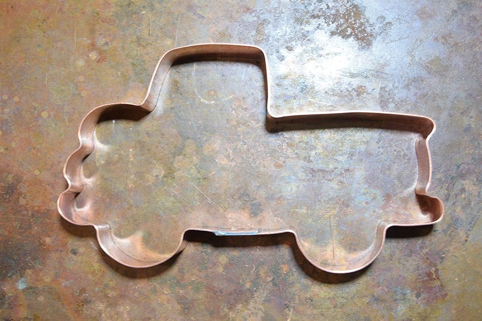 Grandpa's Old Farm Pickup Truck Cookie Cutter N4