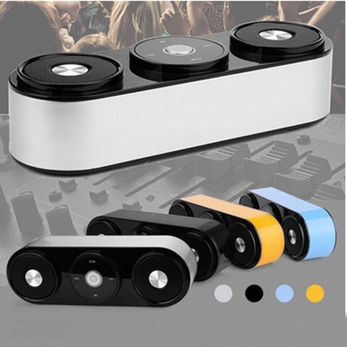 Wireless Speaker Super Deep Bass Surround Sound Speaker Touch Control Stereo Speaker Handsfree (blue) N6