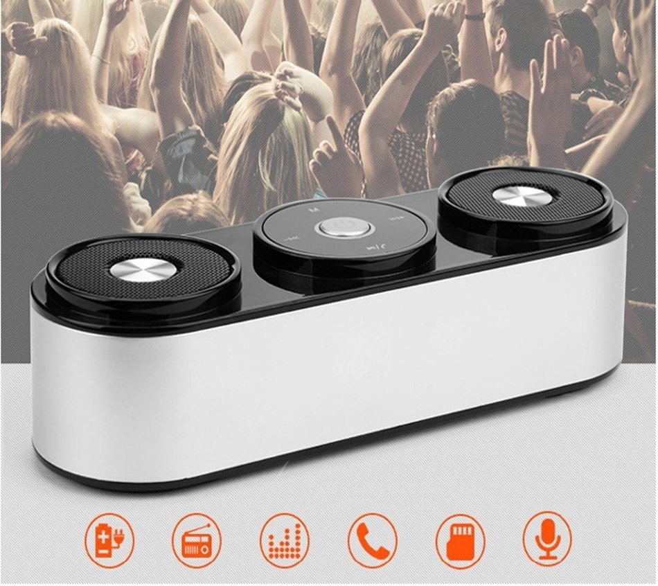 Wireless Speaker Super Deep Bass Surround Sound Speaker Touch Control Stereo Speaker Handsfree (blue) N8