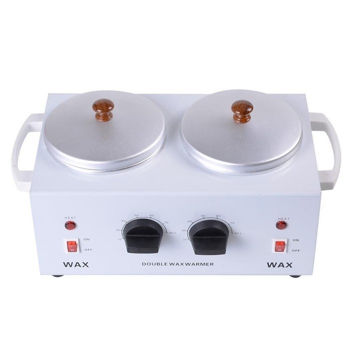 Safstar Electric Double Wax Warmer Heater Dual Parrafin Salon Hot Facial Skin Equipment