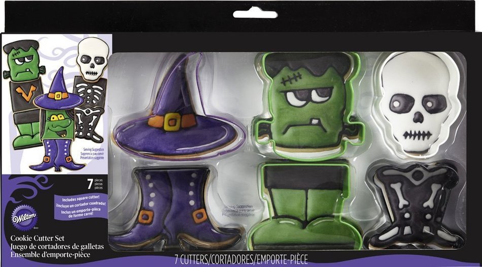 Wilton 2308-0898 Build-a-Monster Cookie Cutter Set N2