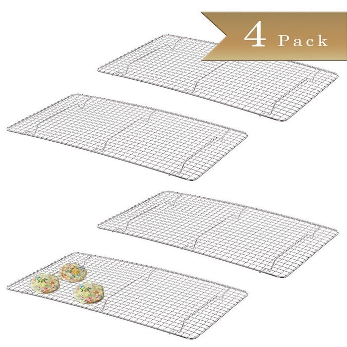 4 - Chrome Plated Wire Pan Grate - Cooling Racks 10