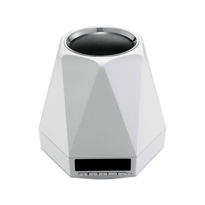 Divalove Magic Portable Wireless Bluetooth Speaker With FM Radio Alarm Lamp Clock, Smart Home 7 Colors LED Atmosphere... N2