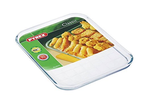 Pyrex Borosilicate Clear Rectangle Baking Tray ( 12" X 10" )