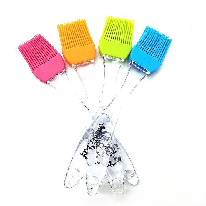 Silicone Basting & Pastry Brushes by AdeptChef, Great for BBQ Meat, Cakes & Pastries &ndash; Heatproof, Flexible & Dishwasher... N8