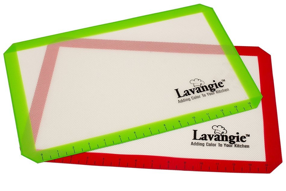 Silicone Baking Mat Set - Set of 2 Professional Quality Heat Safe Nonstick Mats & Liners for Cookie Sheets & Baking... N6