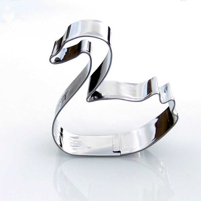 Swan Cookie Cutter - Stainless Steel