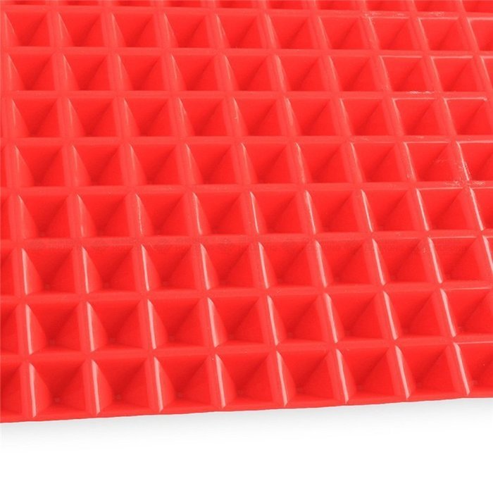 Altruism Baking Mats BBQ Silicone Mat Oven Baking Grill Oil Filter Pad Cooking Sheet Mat (Red) N4