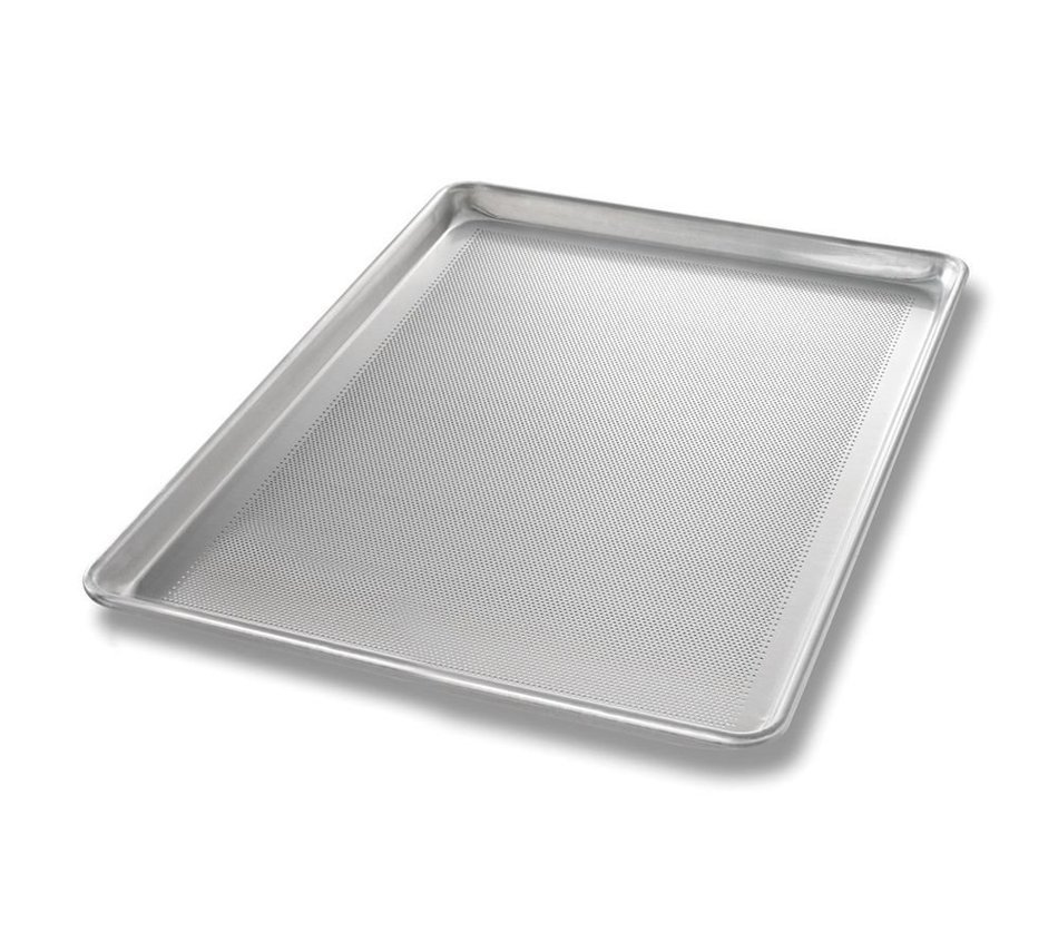 Chicago Metallic Glazed 16 Gauge Perf. Aluminum Full Sized Sheet Pan