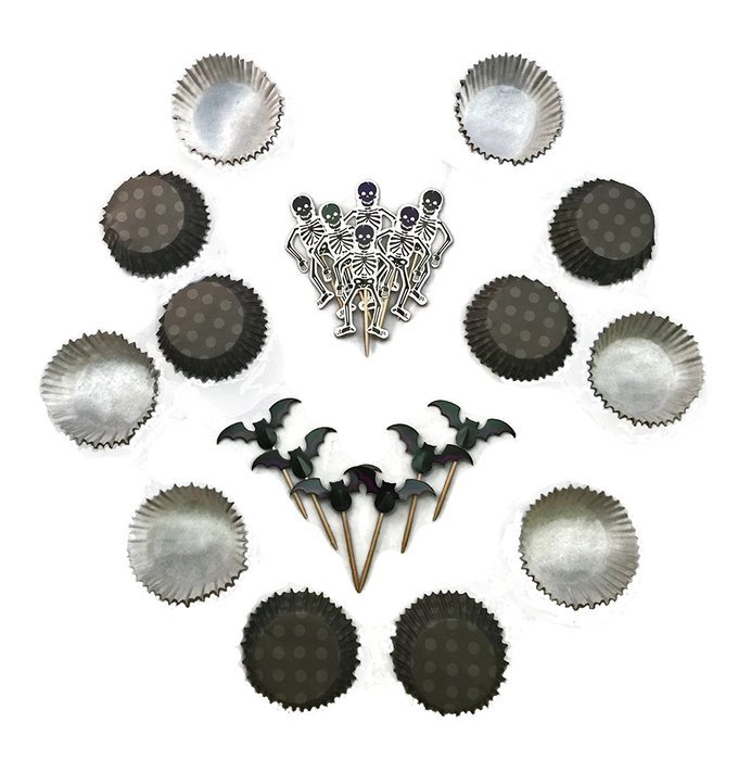 Halloween Cupcake Bundle - 2pc Bundled Set including cupcake toppers, picks, liners and napkins. Perfect as a... N2