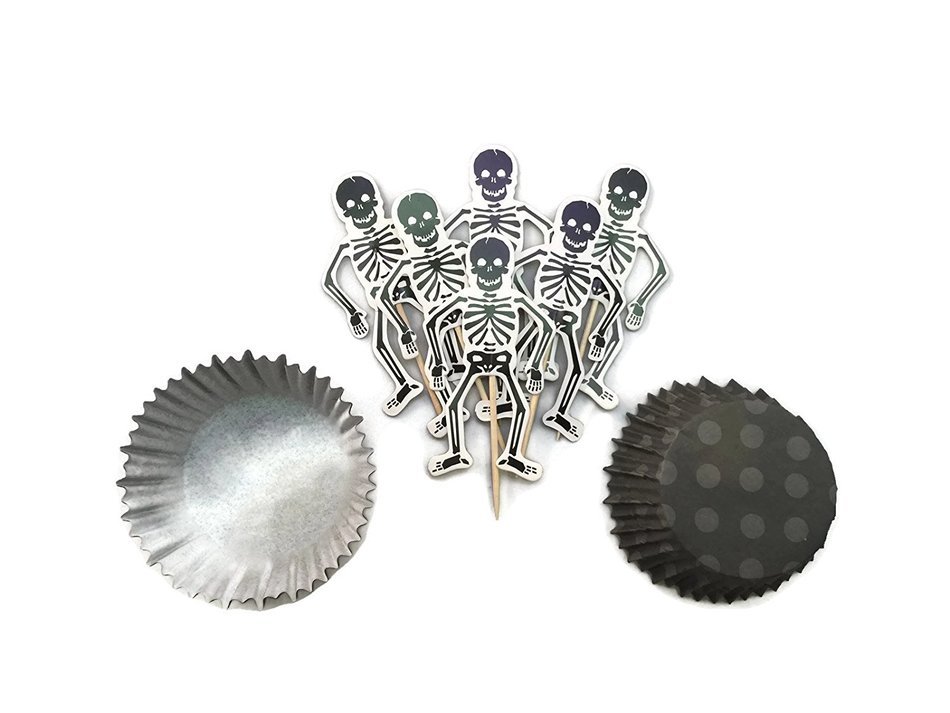 Halloween Cupcake Bundle - 2pc Bundled Set including cupcake toppers, picks, liners and napkins. Perfect as a... N6