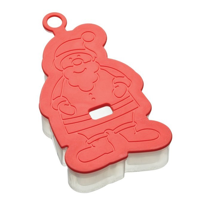 Let's Make Soft Touch Christmas Santa 3 Dimensional Cookie Cutter