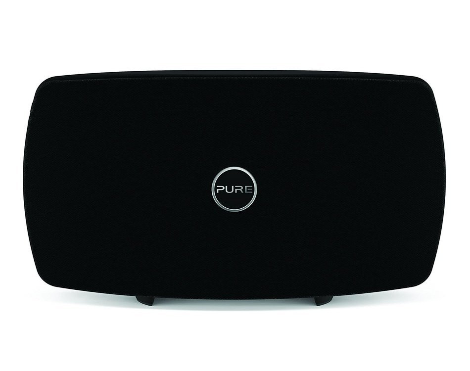 Pure Jongo T6 Wireless Speaker with Wi-Fi and Bluetooth, Piano Black/White N6