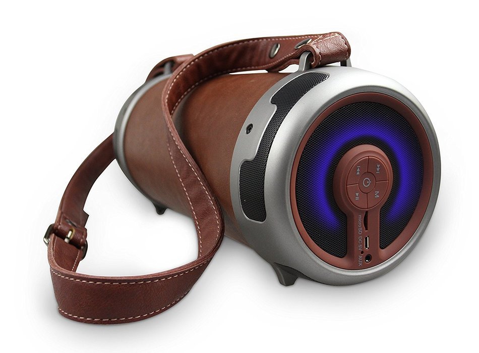 Perbeat Bluetooth Speaker for iPhone/iPod/Android 2.1 Hi-Fi 4" Sub, Portable Indoor Outdoor with Great Sound.... N8