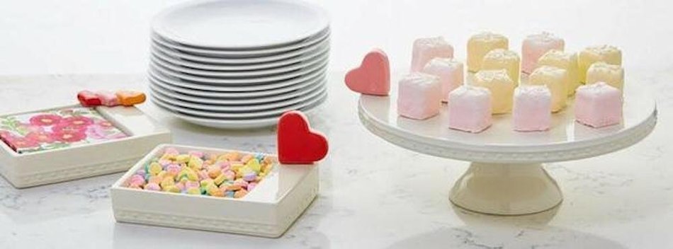 NEW Nora Fleming Pearl Pedestal Server Cake Stand C6 N3
