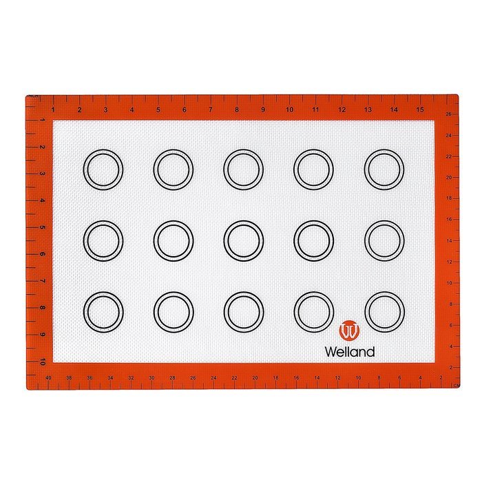 WELLAND Silicone Baking Mat Non-stick Silicone Liner for Bake Pans , 16.5&rsquo;&rsquo;x 11&rsquo;&rsquo;, Set of 2 N5