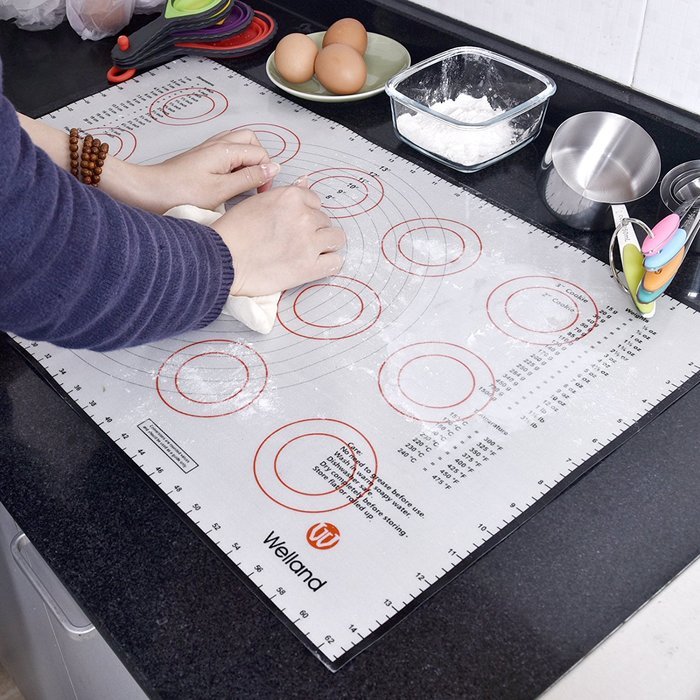 WELLAND Silicone Baking Mat Non-stick Silicone Liner for Bake Pans , 16.5&rsquo;&rsquo;x 11&rsquo;&rsquo;, Set of 2 N12