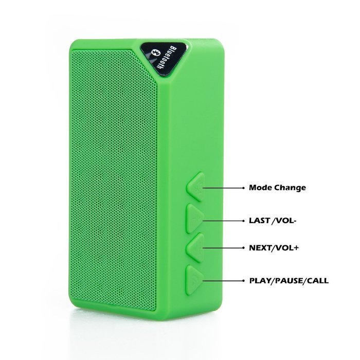 WONFAST X3 Mini Portable Wireless Bluetooth Speaker Hifi Car Handfree with MIC Micro Sd Loud Subwoofer Music Mp3... N4