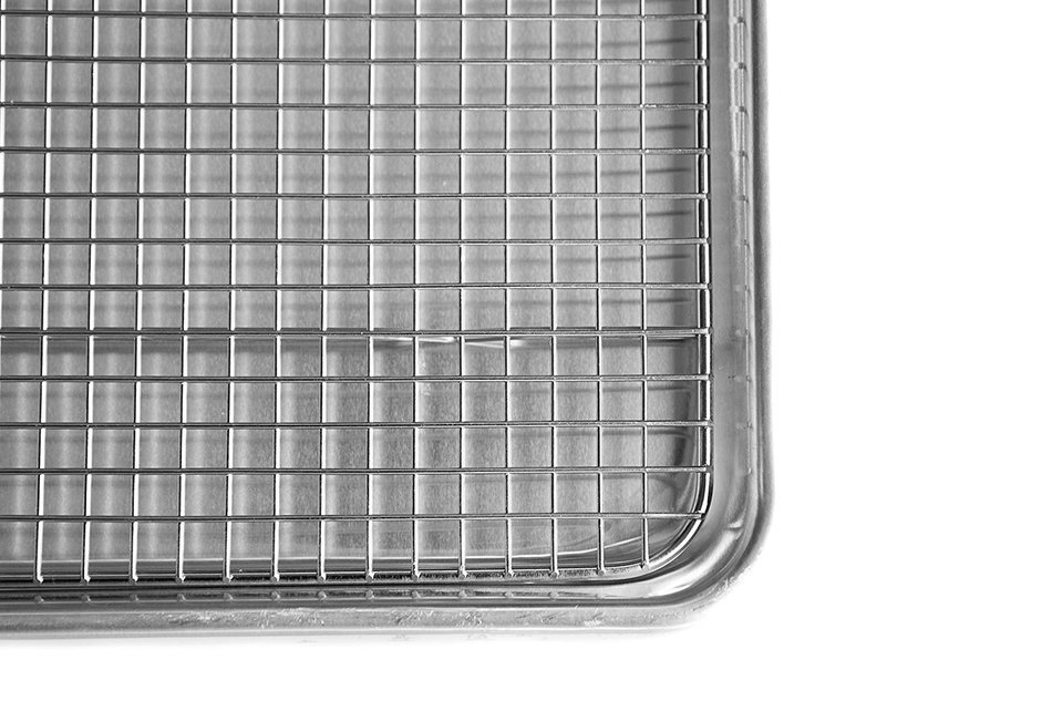 Premium Quality Stainless Steel Cooling Rack, Baking Rack, 12" X 17" - Oven Safe and Fits Half Sheet Pan Size... N7